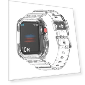Transparent TPU Wrist Strap with Protective Case — Smartwatch Accessories, Smartwatch 2025