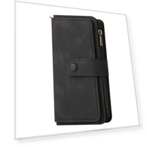 Zipper Wallet Case with 15 Card Slots and Strap — Bumpers, Smartwatch 2025
