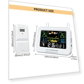 Color Screen Smart Weather Station — Home Climate Control, AVE