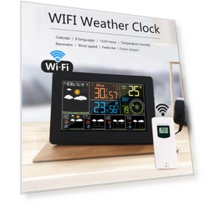 Colorful WiFi Weather Station — Barometers, AVE