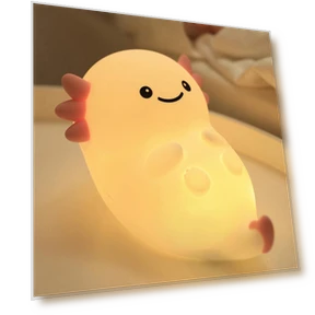 Cute Axolotl Night Light — Night Lights, Baby Stuff