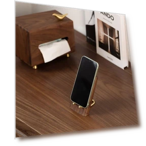 Lazy Phone Stand Wooden Small Tablet Holder — Stands, Waxunrose