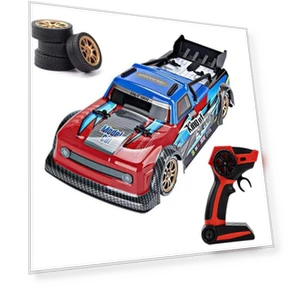 Radio-controlled car with tire sprayer — Toy Vehicles, Nippon-Mart