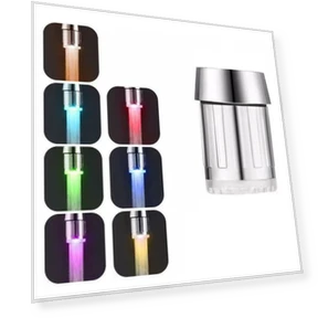 RGB LED Water Faucet with Temperature Sensor — Showerheads, Shenhu Win