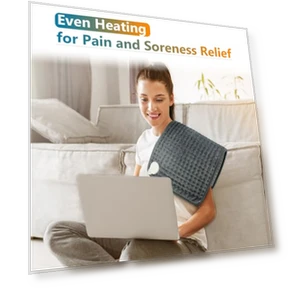 Heating Pad for Back Pain & Cramps Relief — Thermal Comfort Solutions, Comfytemp