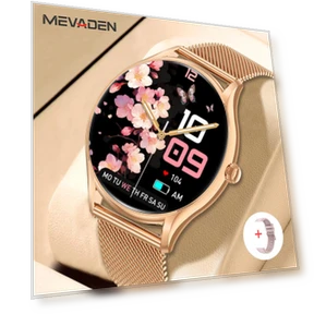 Ultra-Thin Smart Watch with AMOLED Display — Smartwatches, MEVADEN