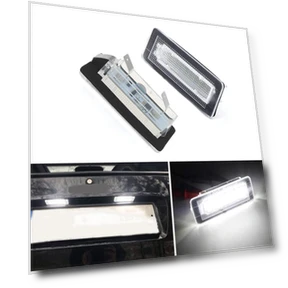 White LED Rear License Plate Light — License Plate, happybuySE