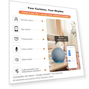 Automatic Curtain Opener — Smart Home Hubs & Controllers, UUlianbot