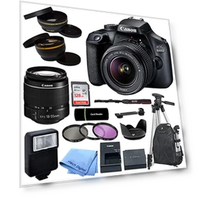 DSLR Camera Bundle with Lens and Accessories — Lens Bundles, Canon