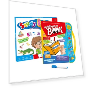 Early Education Smart Scrabble Letters ABC English Finger Reading Children's Voice Book — Educational, Dimpled Cheeks