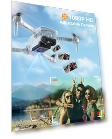 Foldable Mini Drone with Camera — Drones, FERIETELF