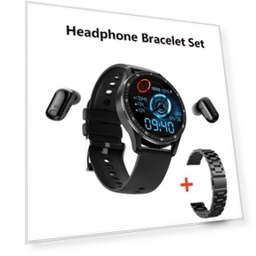 Smart Music Headphones 2-in-1 Talking Watch — Wearable Accessories, fantasy future word