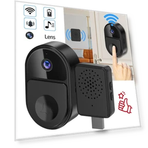 Wi-Fi Video Doorbell — Smart Home Security, Huaqiang North