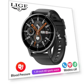 High Definition Round Screen Smart Watch — Smartwatches, LIGE