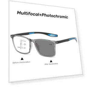 Progressive Multifocal Photochromic Reading Glasses — Reading Glasses, Wipon