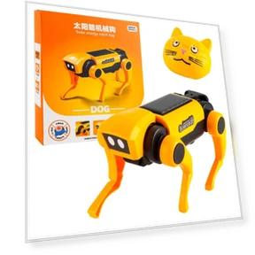 Solar-Powered Interactive Robot Dog — Solar Power, Bai Fen Bai Toys