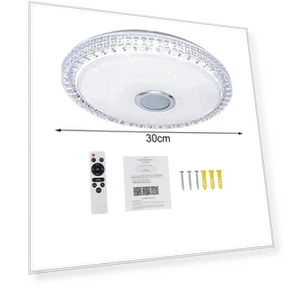 Colorful Bluetooth Speaker Ceiling Light — Ceiling Fan Lighting Solutions, Refreshing Home