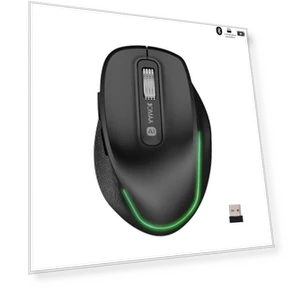 Dual Mode Wireless Rechargeable Silent AI Mouse — Mouse Pads, SeenDa