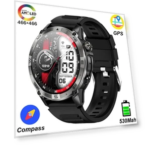 GPS Smart Watch with Compass and Air Pressure — Smartwatches, SACOSDING