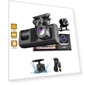 HD 1080P Dual Lens Car Dash Cam — Dashboard Cameras, YuHeng 01