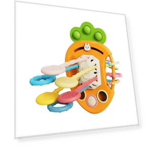Interactive Montessori Flying Disc Toy — Infant & Early Childhood Playthings, Pretty life