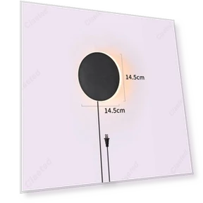Simple LED Touch Dimming Wall Light with US Plug — Wall Lighting, Binchi Lighting Appliances