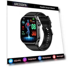 Smart Watch with ECG, Blood Pressure, and Blood Oxygen Monitoring — Smartwatches, SACOSDING