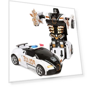 Automatic Transform Robot Model Car — Interactive Figures & Robots, take6365