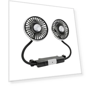 Dual Head Car Fan with LED Light — Radiator Fan Motors, 888 Auto Parts Town