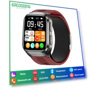 ECG+PPG Smart Watch with Blood Pressure Detection — Smartwatches, SACOSDING