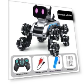 Eight Wheel Smart Remote Control Robot Dog — Interactive Figures & Robots, Super Dream Home
