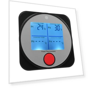 Four-Channel Smart Food Thermometer — Instant-Read, TOMTOP JMS
