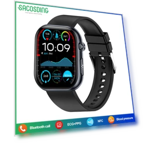 NFC Smart Watch with Amoled Display — Smartwatches, SACOSDING