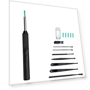 Smart Ear Cleaner with Camera and LED Light — Syringes, Auto Launcher