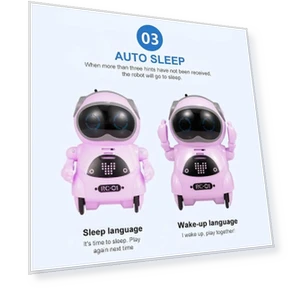 Talking Dancing Mini RC Robot Toy — Interactive Figures & Robots, YanLing1