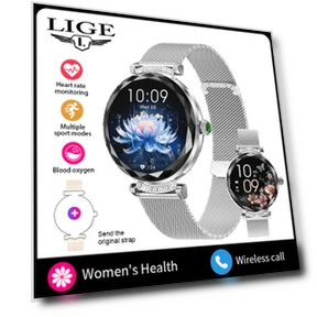 Women's Smart Watch with AMOLED HD Display — Wearable Accessories, LIGE