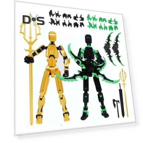 3D Printed Robot Figure with Accessories — Dolls & Figures, Play with You