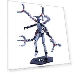 3D Printed Titan Robot Mobile Doll Set — Collectible Statues, Jiangnan C