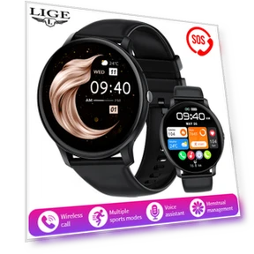 Bluetooth Smart Watch with Voice Assistant — Smartwatches, LIGE