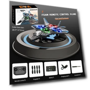 Electric Foam Fighter with One-Button Return — Flying Toys, All About Drones