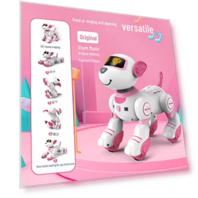 Interactive Singing and Dancing Robot Dog Toy — Interactive Animal Companions, StrideBox