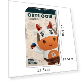Singing And Dancing Cute Cow Music Lights Swing Dancing Robot Electric Doll — Playsets, HobbyWorld
