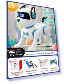 Smart Bionic Robot Dog — Interactive Figures & Robots, VantaGoods