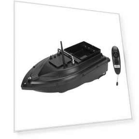 Smart Radio-Controlled Fishing Bait Boat with LED Lighting — GPS Accessories, OutsideWorld