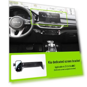 Smartphone Holder with Screen for Sports Car — Dashboard Installation Kits, StrideBox