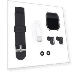 Touch Earbuds 2 in 1 Combo Full Screen with Wireless BT Headset — In-Ear Headphones, ZuiyouHome1