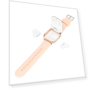 Touch Earbuds 2 in 1 Combo Full Screen with Wireless BT Headset — Wearable Accessories, TOMTOP JMS