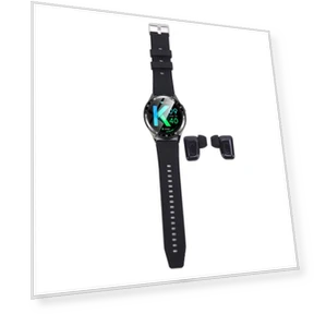Ultra-thin Metal Smartwatch with Flip Cover for Headphones — Wearable Accessories, DIYelecs