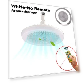 Ceiling Fan with Remote Control and LED Light — Ceiling Fans, Aloisia