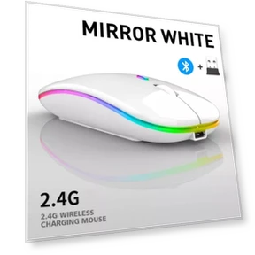Dual Mode Bluetooth Mouse with Charging — Mouse Pads, Faylisvow
